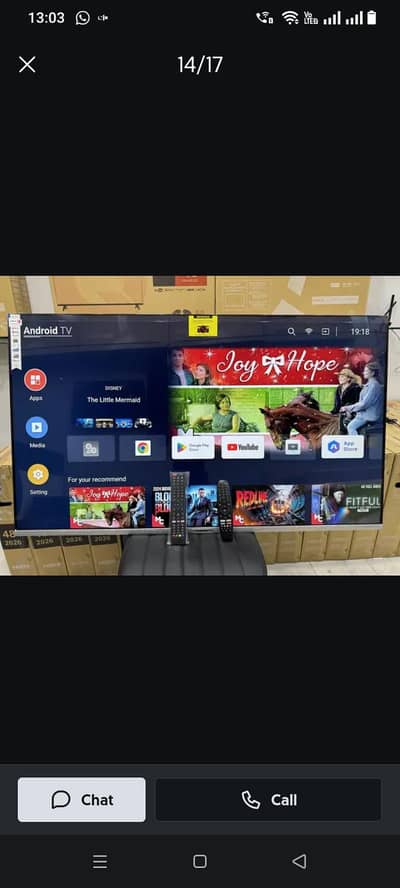 15%Off 44 INCH. Q LED TV NEW BOX PACK 4k 3 YEAR WARRANTY O3228O44IO8