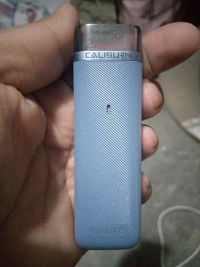 Caliburn G3 Lite Pod Kit Quail sath Ni haGood Condition 3Day Battery