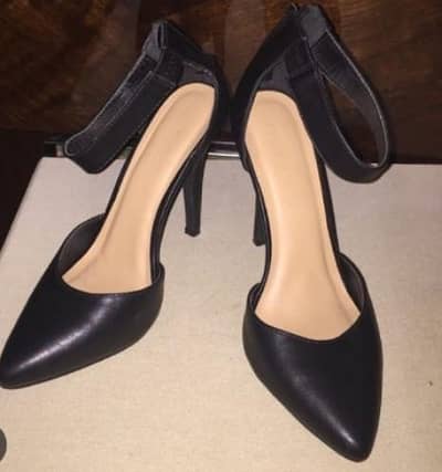 Elegant Black Party Wear Heels – Worn Only Once