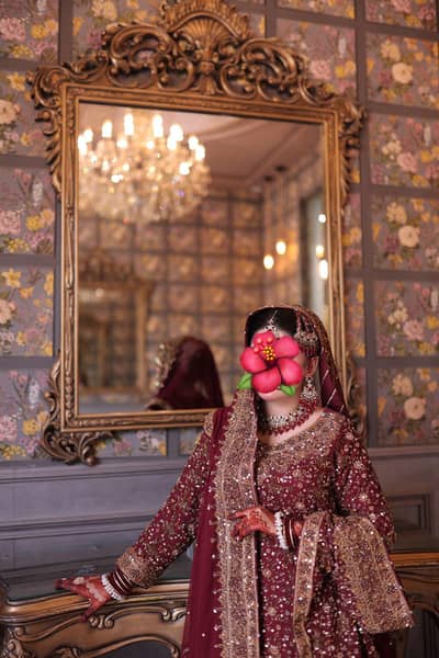 stiched Bridal dress