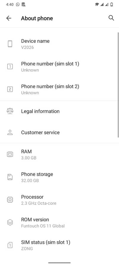 Vivo Y12