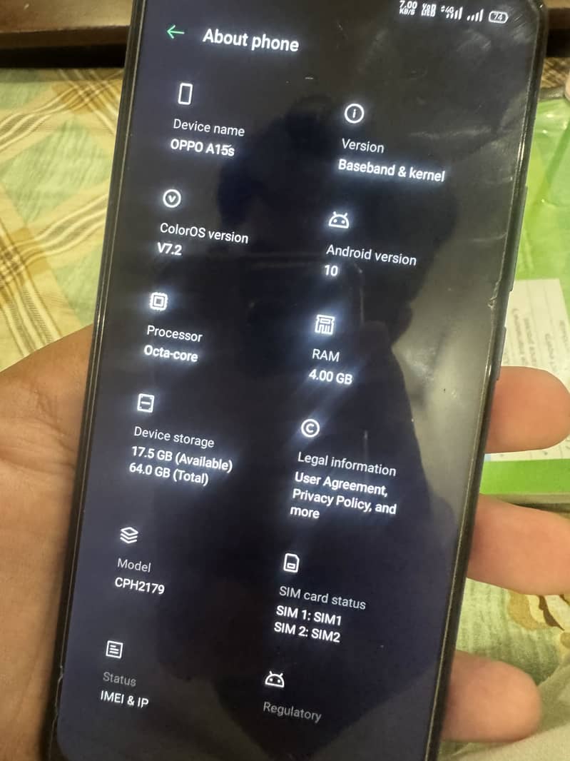 OPPO A15s 6