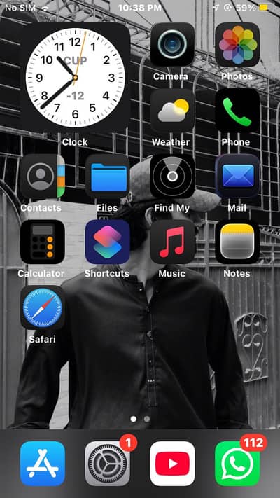 iPhone 6s 64GB Fully Customized Black Theme 10/10 Condition