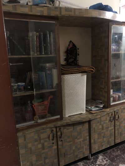 Shocase and wardrobe
