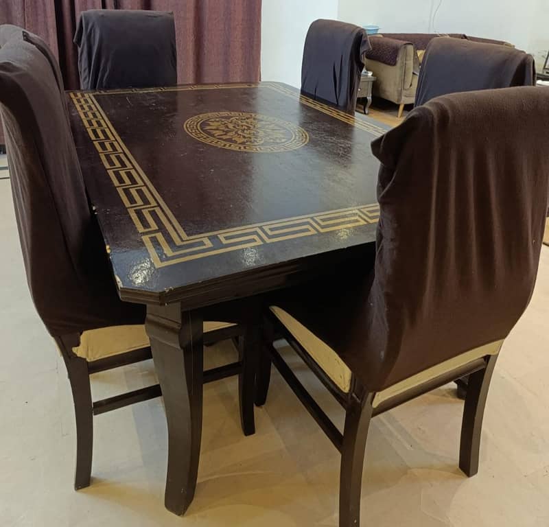 Dining table 6 chairs 0