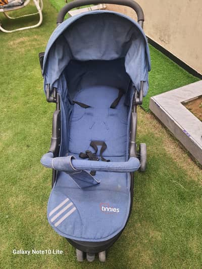 Tinnies Baby Stroller, Good Condition, Foldable