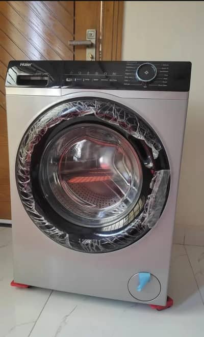 Haier Front load Fully automatic inverter Washing machine 8kg