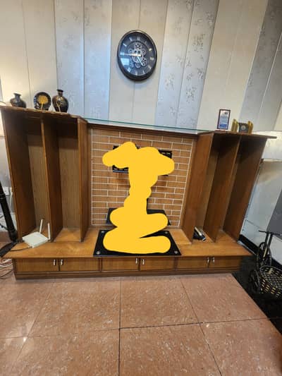 Wooden LCD display stand/ cupboard