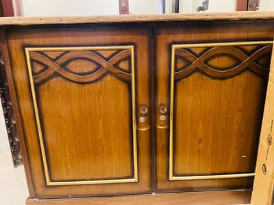 Premium Custom-Made Wooden & Iron Stand – Spacious & Heavy Duty