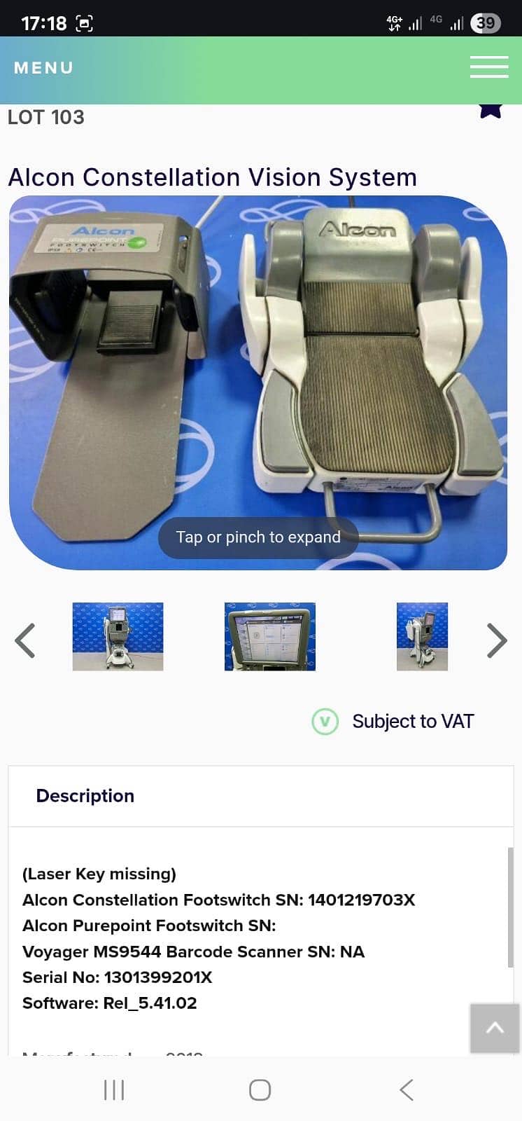Alcon constellation phaco 2