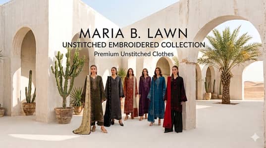 Maria B. Lawn Unstitched Embroidered Collection | Maria B. Clothes