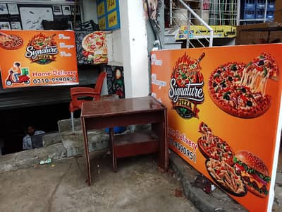 fast food setup pizza