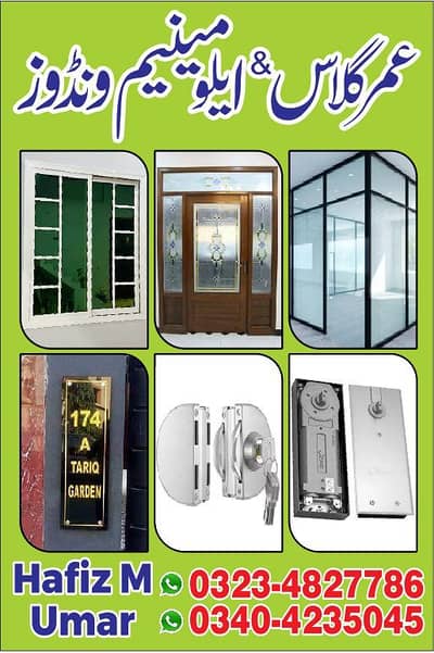 GLASS PARTITIONS ALUMINIUM WINDOW'S WINDOW BLINDS SHOWER CABINETS WORK