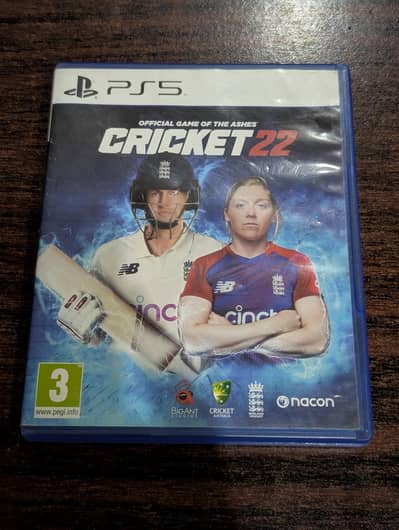 Cricket 22 for PS5 (Original Disc & Box)