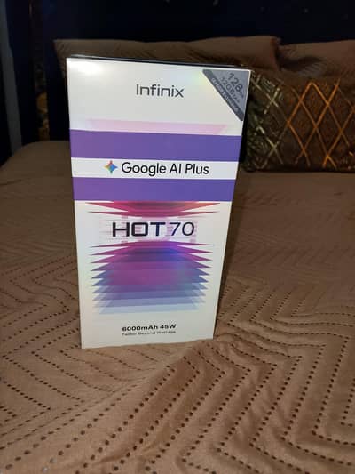 infinix hot 70 6+6/128 dabba pack ha