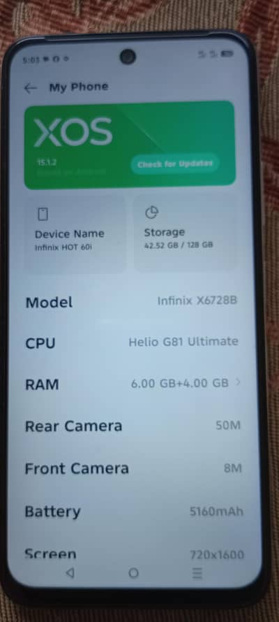 ifnix hot 60i . 6 + 4;?128  03143411722
