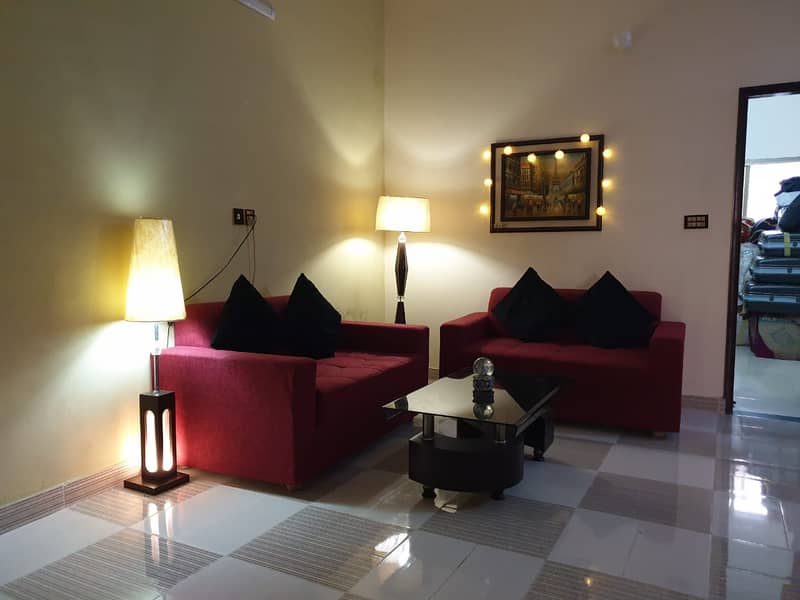 4 seater sofa set with table 4
