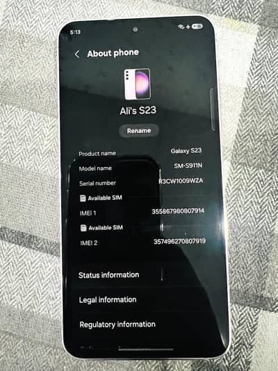Samsung Mobile S23