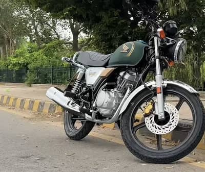 Honda cg150 green