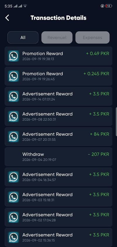 Daily base earning
