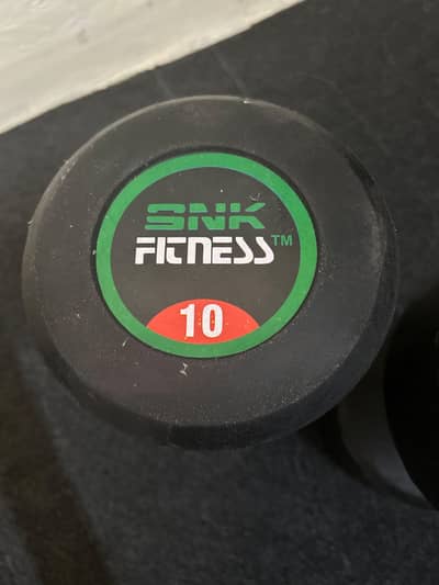 SNK fitness 10Kg each dumbbell set