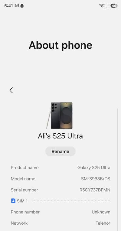Samsung Mobile S25 Ultra