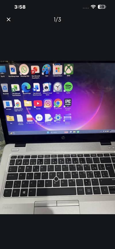 Hp core i5 elite book generation 6
