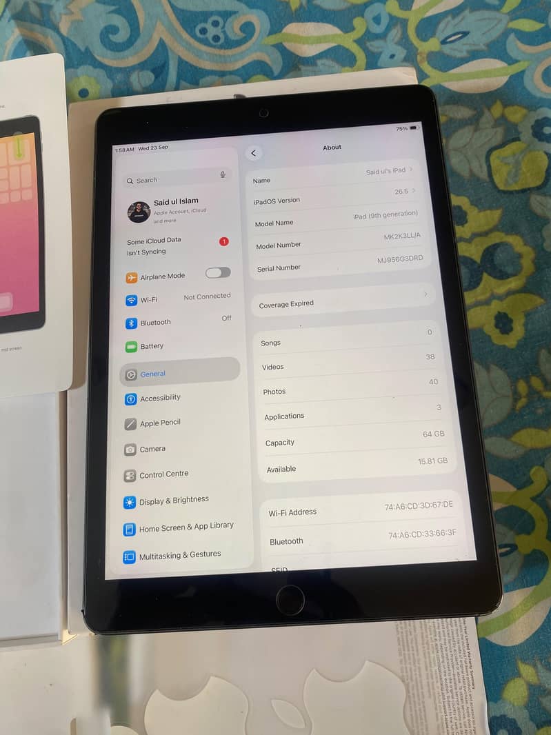iPad 9 generation exchange possible 6