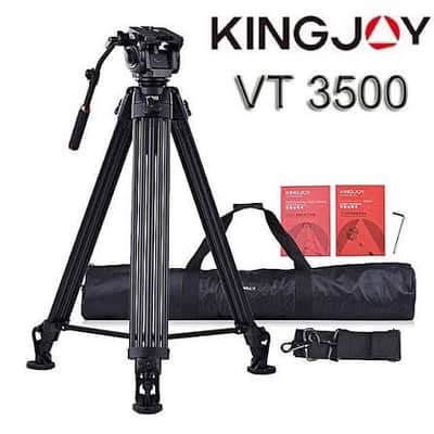 Kingjoy Professional VT-3500 Video Tripod with Fluid Head