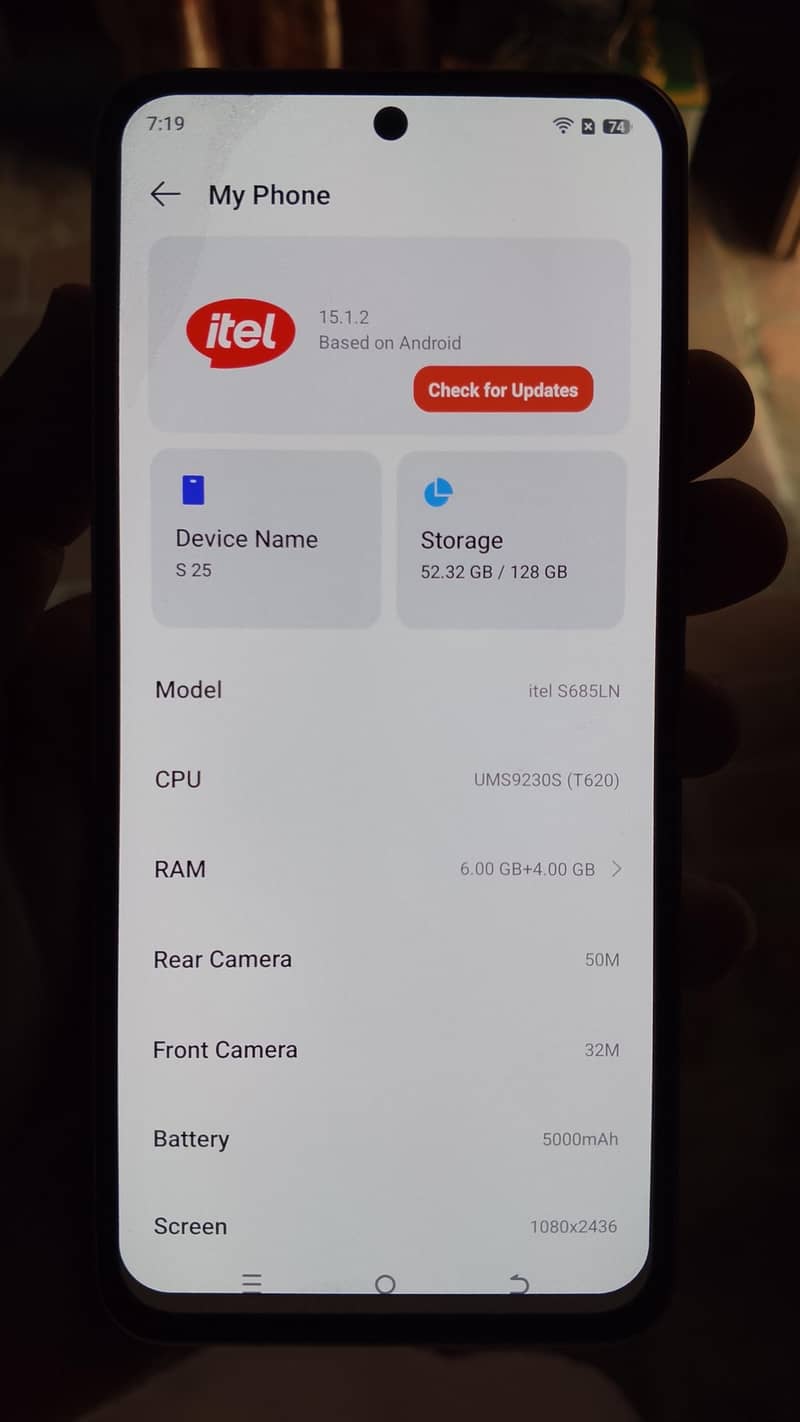 Itel S25 3
