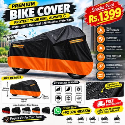 Waterproof Bike cover.