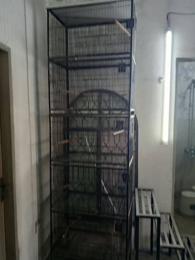 cage / birds cage / iron cage / parrots cage / 5 portion cage