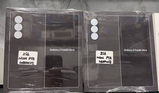 SAMSUNG GALAXY Z FOLD 8 ULTRA 12-256 GB NON PTA BOX PACK GRAPHITE