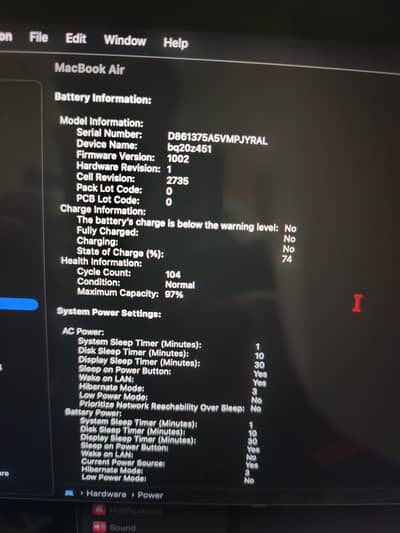 Macbook Air M1 2020 10/10 condition