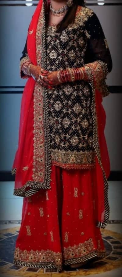 Bridal Sharara for Barat