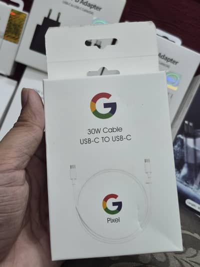 Apple Samsung Google chargers original cables