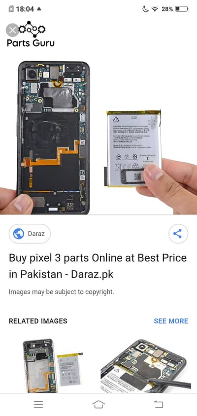 pixel 3 spare parts