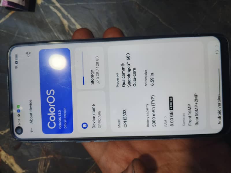 OPPO A96 8