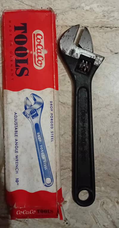 Germany adjustable spanner 10"