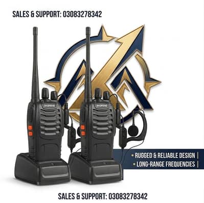 Baofeng BF-888S Walkie Talkies 16CH Two-Way Radio Set, Two way walkies