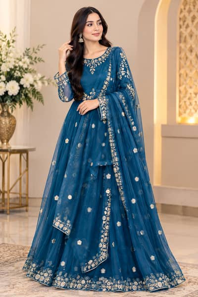 3pcs  shaarara with frock