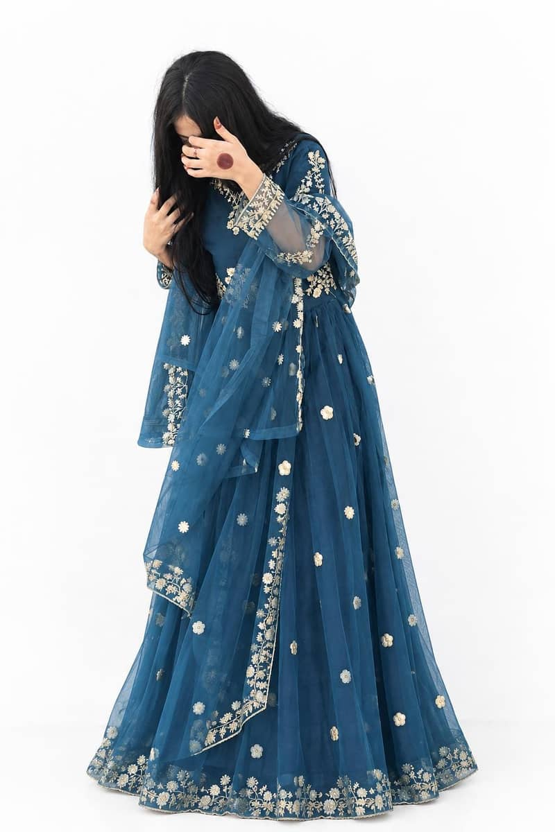 3pcs  shaarara with frock 1