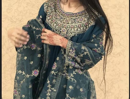 3pcs  shaarara with frock 3