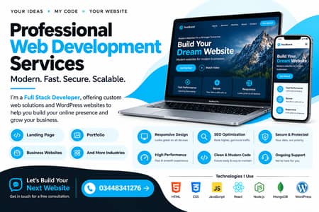 Web & Mobile App Developer | React, WordPress & AI Solutions