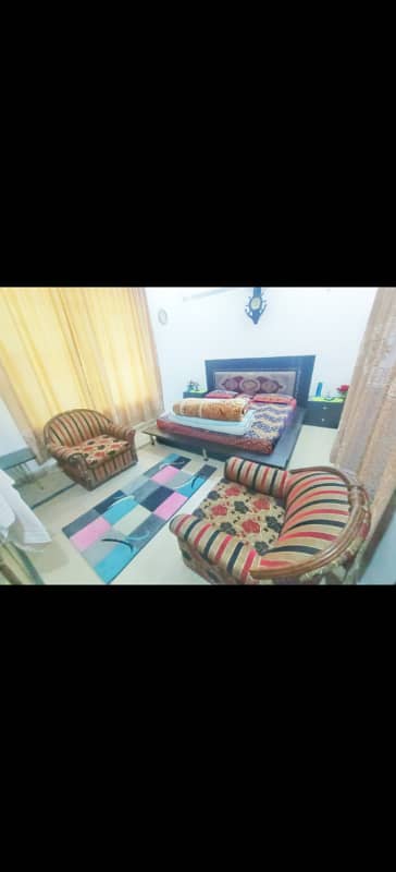 Furnished single room with washroom