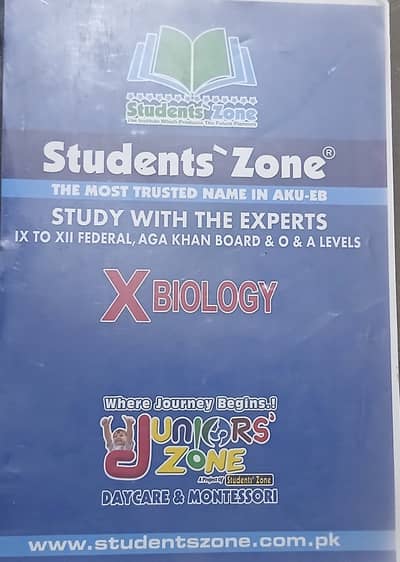 BIOLOGY X student zone notes AKUEB