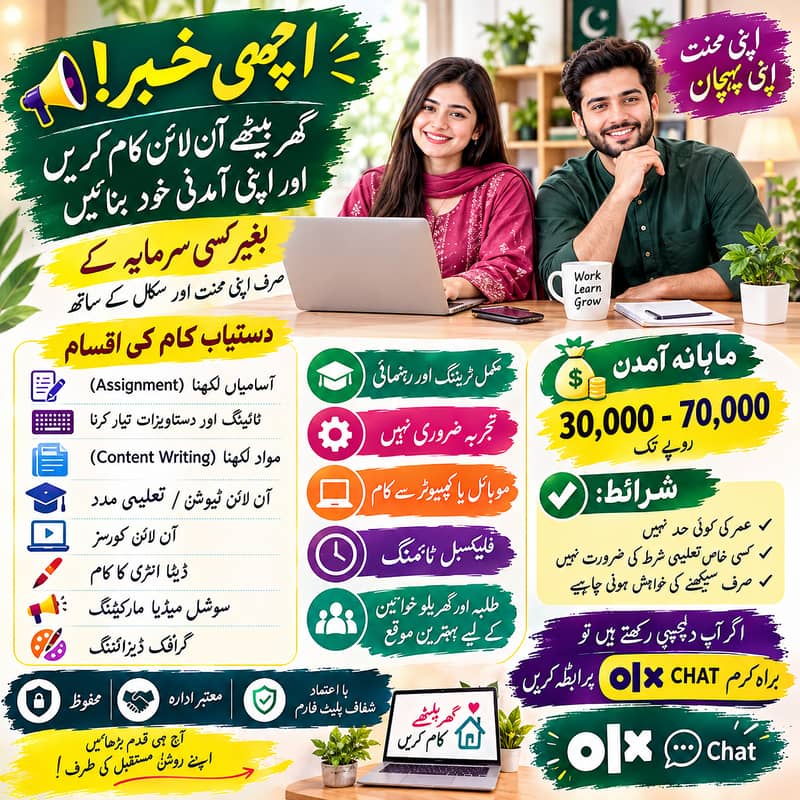 Online Jobs, Assignment Writing, Data Entry, Typing job, Part Time Job ...