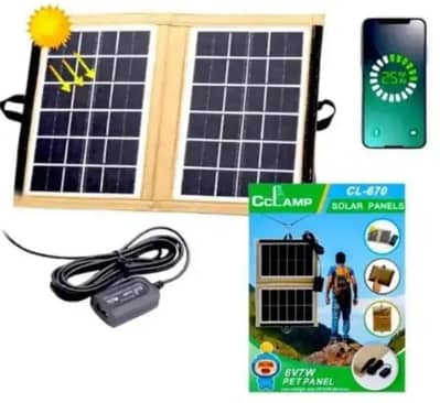 Portable Solar Charger 10000mAh – Aluminum Foldable Design