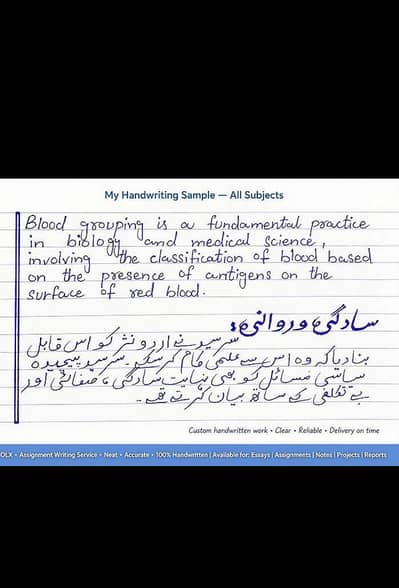 Neat Handwriting Assignment Writing Service For Students