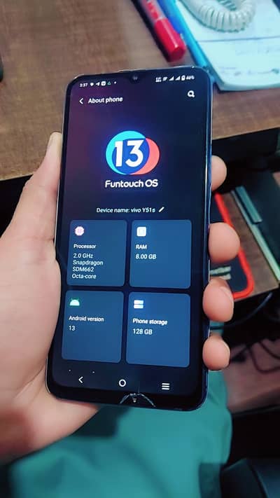 Vivo Y51s condition 10/8
